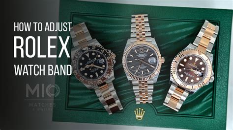 changing band on old rolex|adjusting a rolex watch band.